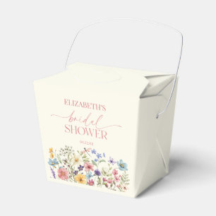 Caixinha De Lembrancinhas Chuva de Noiva Floral Flor Silvestre