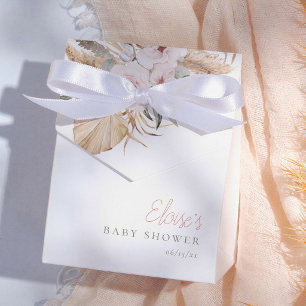 Caixinha De Lembrancinhas Chuva de Pampas Boho Garota do Deserto Baby Shower