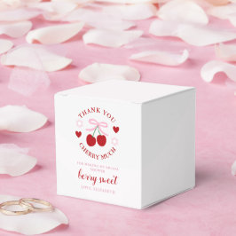 Caixinha De Lembrancinhas Chuva de Presentes de Noiva Cereja Doce