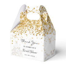 Chuva de presentes de noiva vestido branco com gli