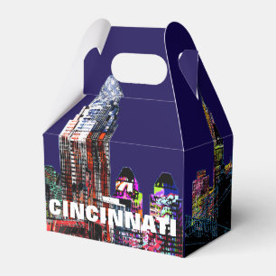 Caixinha De Lembrancinhas Cincinnati, Ohio em grafite