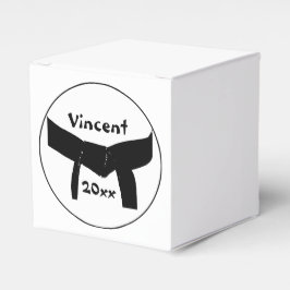 Caixinha De Lembrancinhas Cinturão Negro Básico de Artes Marciais