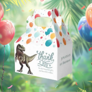 Caixinha De Lembrancinhas cinza do dinossauro