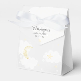 Caixinha De Lembrancinhas Cinza pálida Twinkle Pequena Chá de fraldas de Sta