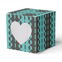 Círculos em Listras - Coração de Água Azul Carvão