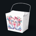 Caixinha De Lembrancinhas Cisnes<br><div class="desc">Os cisnes são amplamente reconhecidos como símbolos de graça,  beleza,  amor,  lealdade e pureza. Eles também representam transformação,  sabedoria e até realeza.</div>