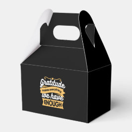 Caixinha De Lembrancinhas Citações da Tipografia de Gratidão Inspiradora