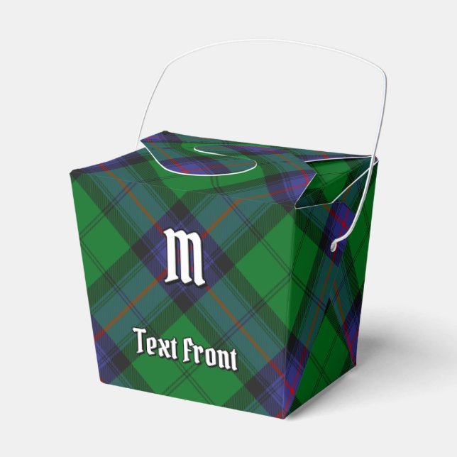 Caixinha De Lembrancinhas Clan Armstrong Tartan Favor Box (Frente)