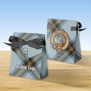 Caixinha De Lembrancinhas Clan Bell Crest sobre Tartan