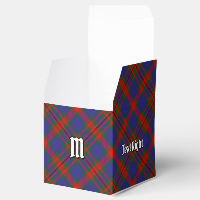 Caixinha De Lembrancinhas Clan Carnegie Tartan (Aberto)