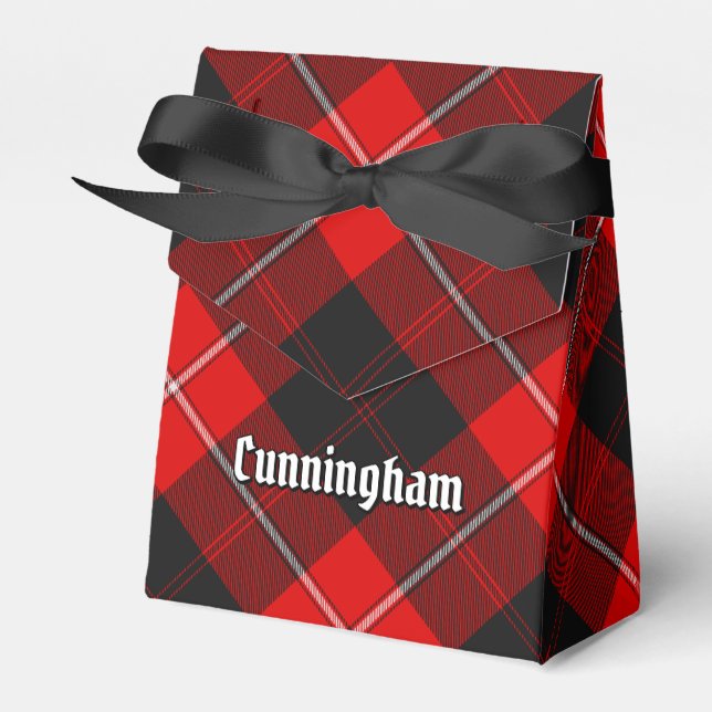 Caixinha De Lembrancinhas Clan Cunningham Tartan (Frente)