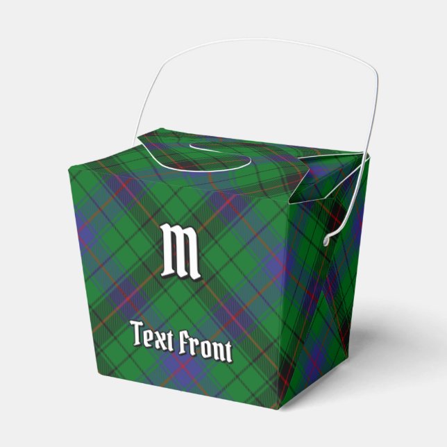 Caixinha De Lembrancinhas Clan Davidson Tartan (Frente)