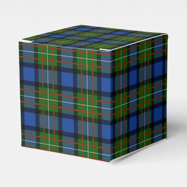 Caixinha De Lembrancinhas Clan Fergusson Tartan (Frente)