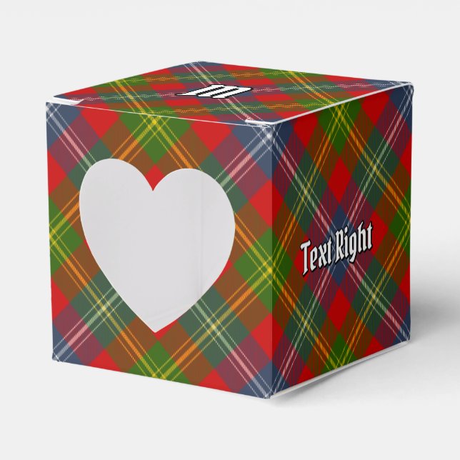 Caixinha De Lembrancinhas Clan Forrester Tartan (Frente)
