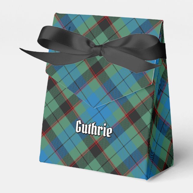 Caixinha De Lembrancinhas Clan Guthrie Tartan (Frente)