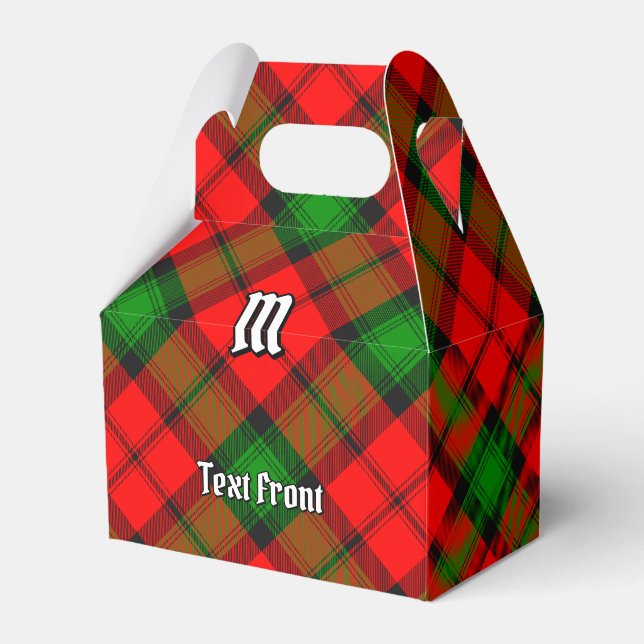Caixinha De Lembrancinhas Clan Kerr Tartan (Frente)