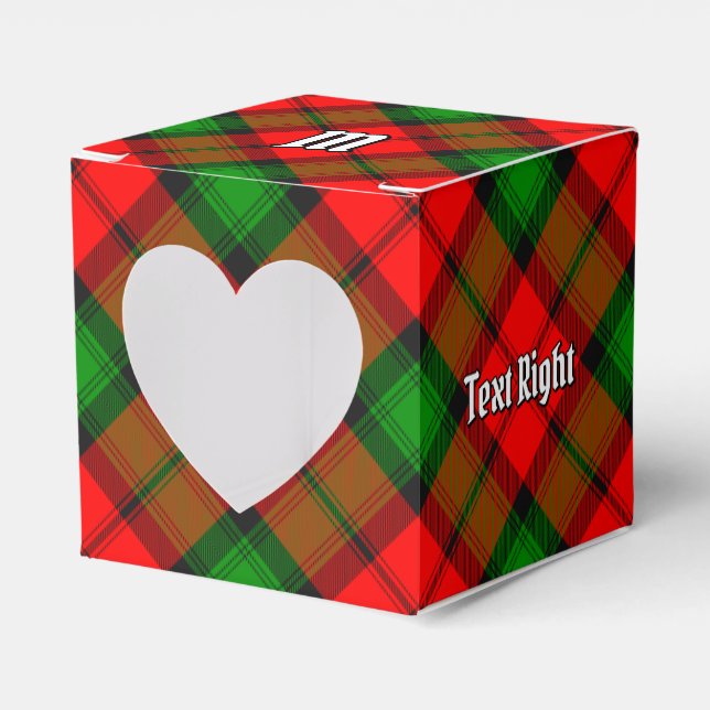 Caixinha De Lembrancinhas Clan Kerr Tartan (Frente)