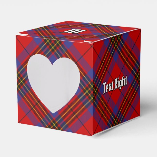Caixinha De Lembrancinhas Clan Leslie Red Tartan (Frente)