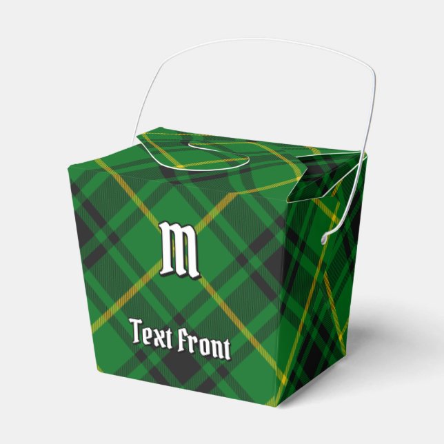 Caixinha De Lembrancinhas Clan MacArthur Tartan (Frente)