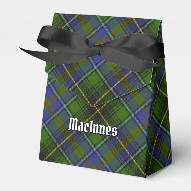 Caixinha De Lembrancinhas Clan MacInnes Tartan (Frente)