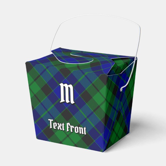Caixinha De Lembrancinhas Clan MacKay Tartan (Frente)