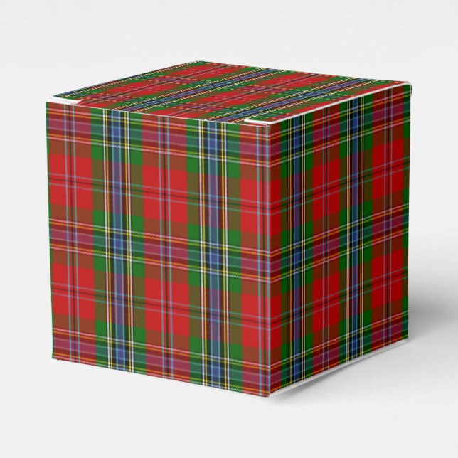 Caixinha De Lembrancinhas Clan MacLean De Duart Tartan (Frente)