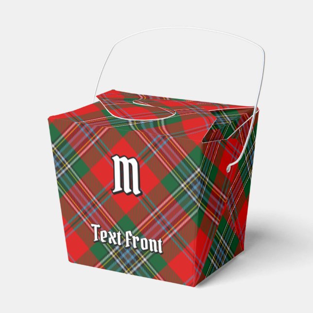 Caixinha De Lembrancinhas Clan MacLean Tartan (Frente)