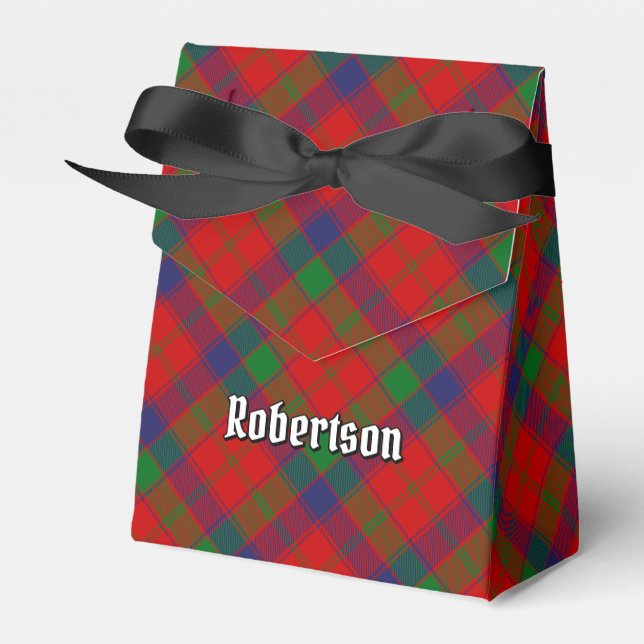 Caixinha De Lembrancinhas Clan Robertson Tartan (Frente)