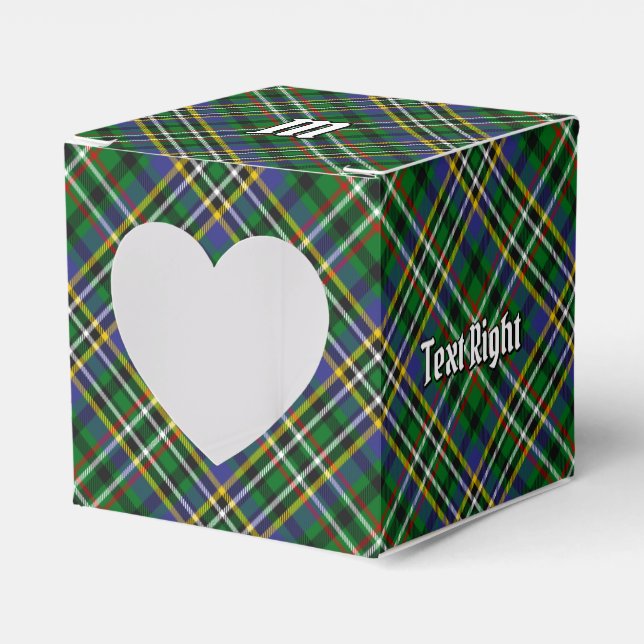 Caixinha De Lembrancinhas Clan Scott Green Tartan Favor Box (Frente)