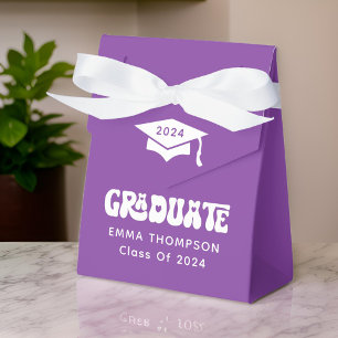 Caixinha De Lembrancinhas Classe De Formando Roxo De 2024