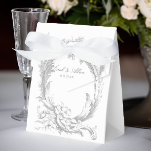 Caixinha De Lembrancinhas Clássico Elegante francês Rococo Floral