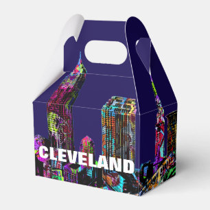 Caixinha De Lembrancinhas Cleveland, Ohio em grafite