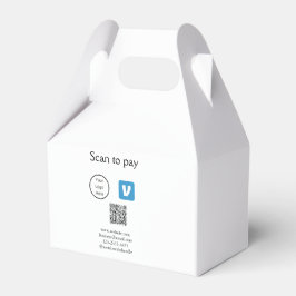 Caixinha De Lembrancinhas código QR venmo scan para pagar adicionar logotipo