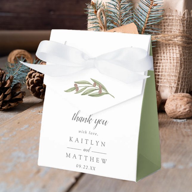 Caixinha De Lembrancinhas Coleção de Casamentos do Branch Olive (Criador carregado)