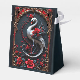 Caixinha De Lembrancinhas Coleção de Noiva Cisne Branco Elegante