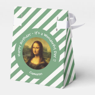 Caixinha De Lembrancinhas Coleção do Partido Leonardo da Vinci Mona Lisa