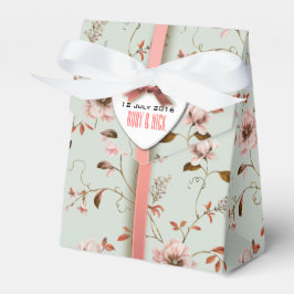 Caixinha De Lembrancinhas Coleção RomanticCharm Vintage Floral Wedding