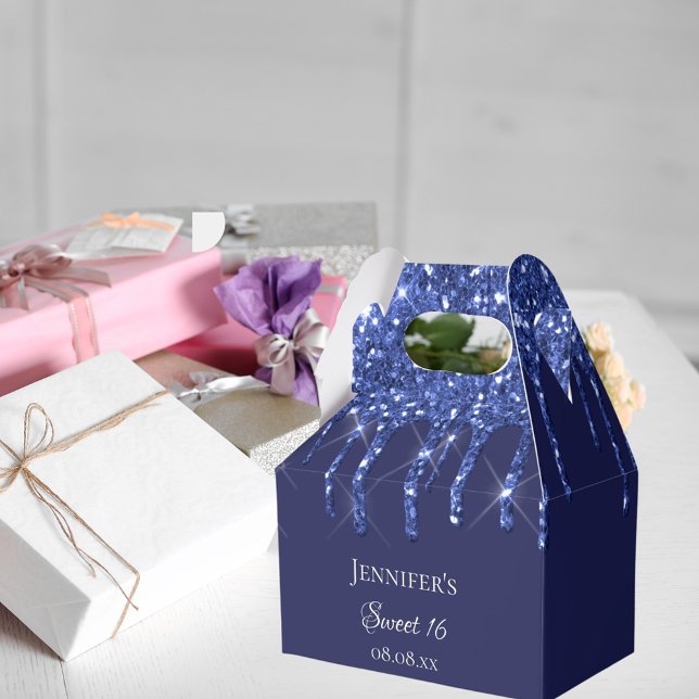 Caixinha De Lembrancinhas Colírio branco azul-marinho doce 16 (Criador carregado)