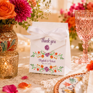 Caixinha De Lembrancinhas Colorido Casamento Floral Fiesta Mexicana