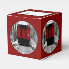 Caixinha De Lembrancinhas Comboio velho moído a vapor com Prefeito de Caboos