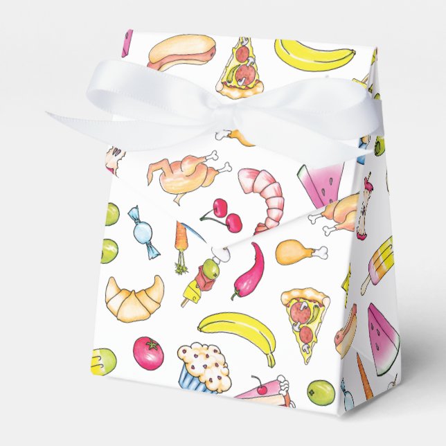 Caixinha De Lembrancinhas Comida (Frente)