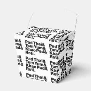 Caixinha De Lembrancinhas Comida de Rua Tailandesa