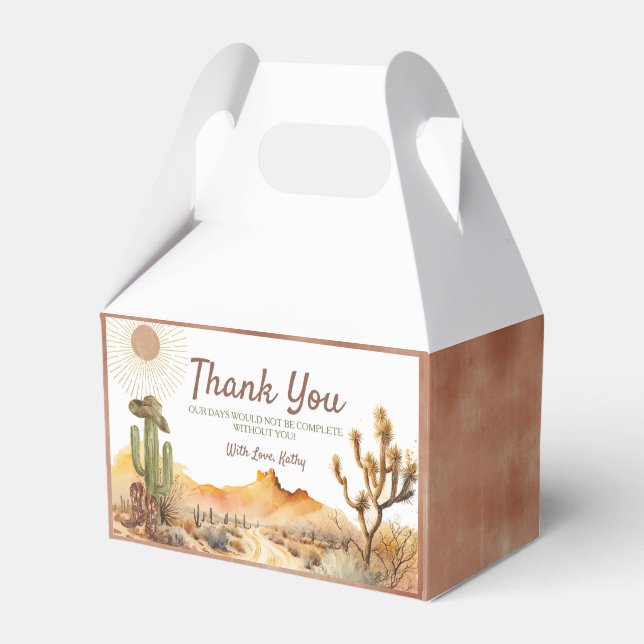 Caixinha De Lembrancinhas Como O Ocidente Era Um Vaqueiro Festa de aniversár (Frente)