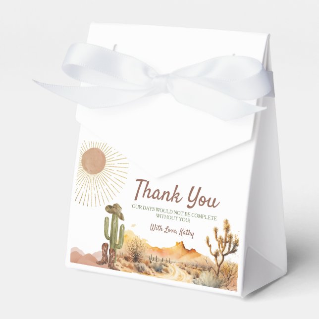 Caixinha De Lembrancinhas Como O Ocidente Era Um Vaqueiro Festa de aniversár (Frente)