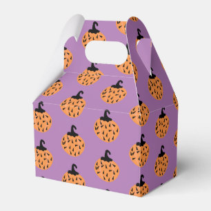 Caixinha De Lembrancinhas Confete Geométrico de Halloween Adorável Abóbora