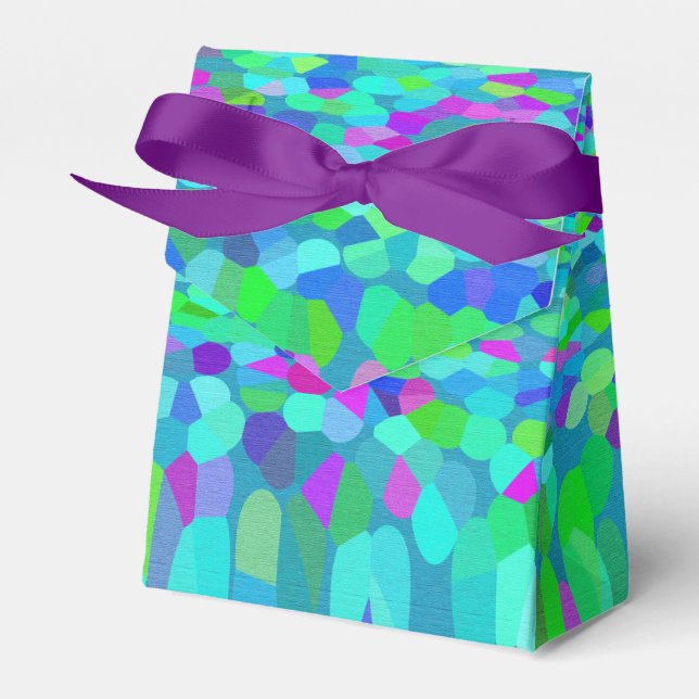 Caixinha De Lembrancinhas Confetti Blues Fringe (Frente)