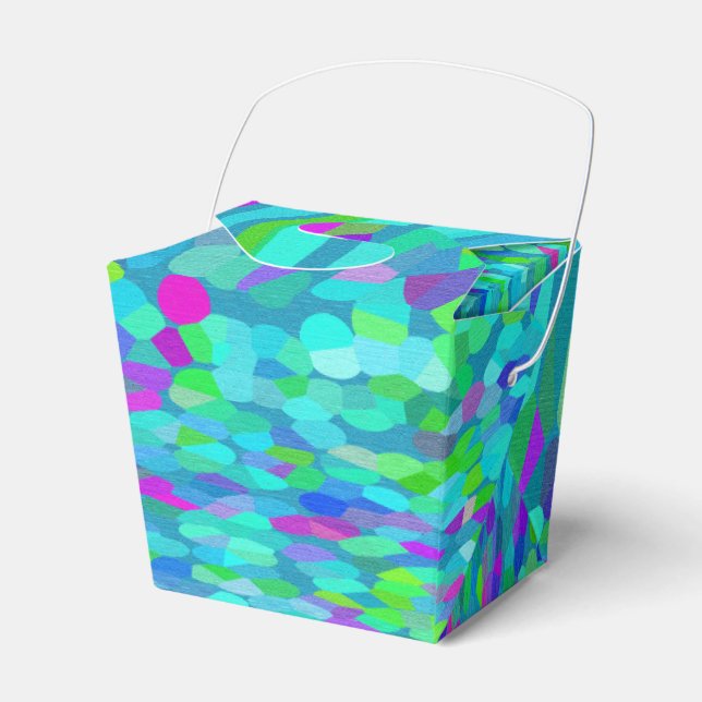 Caixinha De Lembrancinhas Confetti Blues Fringe (Frente)