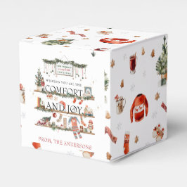 Caixinha De Lembrancinhas Conforto & Alegria | Feliz Natal