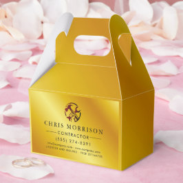 Caixinha De Lembrancinhas Construction Business Marketing Logo