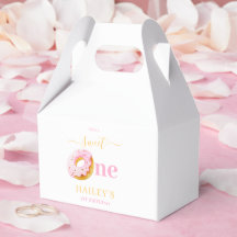 Convite de Aniversário Sweet One Donuts, 1º Aniver